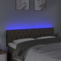 Headboard with LED in taupe gray fabric 160x7x78/88 cm by vidaXL, Headboards and footboards - Ref: Foro24-3121958, Price: 82,...