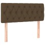 Dark brown fabric headboard with LED 90x7x78/88 cm by vidaXL, Headboards and footboards - Ref: Foro24-3121933, Price: 57,73 €...