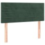 Dark green velvet LED headboard 80x5x78/88 cm by vidaXL, Headboards and footboards - Ref: Foro24-3121785, Price: 40,70 €, Dis...