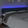 Blue fabric headboard with LED 180x7x78/88 cm by vidaXL, Headboards and footboards - Ref: Foro24-3121968, Price: 91,99 €, Dis...