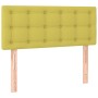 Headboard with LED in green fabric 80x5x78/88 cm by vidaXL, Headboards and footboards - Ref: Foro24-3122027, Price: 42,99 €, ...