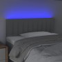 Light gray fabric headboard with LED 100x5x78/88 cm by vidaXL, Headboards and footboards - Ref: Foro24-3121840, Price: 51,99 ...