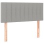 Light gray fabric headboard with LED 100x5x78/88 cm by vidaXL, Headboards and footboards - Ref: Foro24-3121840, Price: 51,99 ...