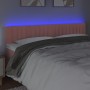 Cabecero con LED de terciopelo rosa 160x5x78/88 cm de vidaXL, Cabeceros y pies de cama - Ref: Foro24-3121909, Precio: 64,24 €...