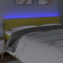 Green fabric headboard with LED 200x5x78/88 cm by vidaXL, Headboards and footboards - Ref: Foro24-3121879, Price: 62,99 €, Di...