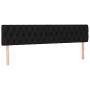 Cabecero con LED de tela negro 180x7x78/88 cm de vidaXL, Cabeceros y pies de cama - Ref: Foro24-3121964, Precio: 91,17 €, Des...