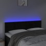 Cabecero con LED de terciopelo negro 144x5x78/88 cm de vidaXL, Cabeceros y pies de cama - Ref: Foro24-3121802, Precio: 62,96 ...