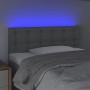 Light gray fabric headboard with LED 90x5x78/88 cm by vidaXL, Headboards and footboards - Ref: Foro24-3122028, Price: 52,16 €...