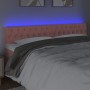 Pink velvet LED headboard 180x7x78/88 cm by vidaXL, Headboards and footboards - Ref: Foro24-3122013, Price: 90,27 €, Discount: %