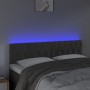 Cabecero con LED de terciopelo gris oscuro 160x7x78/88 cm de vidaXL, Cabeceros y pies de cama - Ref: Foro24-3122003, Precio: ...