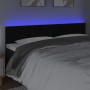 Kopfteil aus schwarzem Samt mit LED 160x5x78/88 cm von vidaXL, Kopf- und Fußteile - Ref: Foro24-3121906, Preis: 64,99 €, Raba...