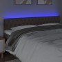 Headboard with LED in taupe gray fabric 180x7x78/88 cm by vidaXL, Headboards and footboards - Ref: Foro24-3121966, Price: 91,...