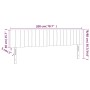 Cabecero con LED de terciopelo rosa 200x5x78/88 cm de vidaXL, Cabeceros y pies de cama - Ref: Foro24-3121921, Precio: 75,70 €...