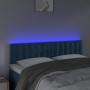 Cabecero con LED de terciopelo marrón oscuro 144x5x78/88 cm de vidaXL, Cabeceros y pies de cama - Ref: Foro24-3122098, Precio...