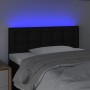 Black fabric headboard with LED 90x5x78/88 cm by vidaXL, Headboards and footboards - Ref: Foro24-3122030, Price: 52,19 €, Dis...