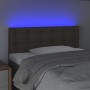 Headboard with LED in taupe gray fabric 100x5x78/88 cm by vidaXL, Headboards and footboards - Ref: Foro24-3122040, Price: 47,...