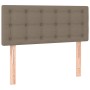 Headboard with LED in taupe gray fabric 100x5x78/88 cm by vidaXL, Headboards and footboards - Ref: Foro24-3122040, Price: 47,...