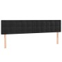 Black velvet headboard with LED 180x5x78/88 cm by vidaXL, Headboards and footboards - Ref: Foro24-3122108, Price: 79,73 €, Di...