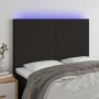 Kopfteil mit LED-Beleuchtung, schwarzer Stoff, 144 x 5 x 118/128 cm von vidaXL, Kopf- und Fußteile - Ref: Foro24-3122144, Pre...