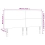 Cabecero con luces LED terciopelo rosa 180x5x118/128 cm de vidaXL, Cabeceros y pies de cama - Ref: Foro24-3122209, Precio: 12...