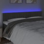 Cabecero con LED de terciopelo gris oscuro 160x5x78/88 cm de vidaXL, Cabeceros y pies de cama - Ref: Foro24-3121905, Precio: ...