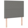 Headboard with LED lights dark gray fabric 80x5x118/128 cm by vidaXL, Headboards and footboards - Ref: Foro24-3122259, Price:...