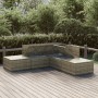 5-teiliges Gartenmöbel-Set und graue synthetische Rattankissen von vidaXL, Gartensets - Ref: Foro24-3157312, Preis: 426,73 €,...