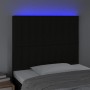 Cabecero con luces LED tela negro 80x5x118/128 cm de vidaXL, Cabeceros y pies de cama - Ref: Foro24-3122638, Precio: 67,34 €,...