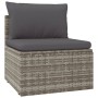 5-piece garden furniture set and gray synthetic rattan cushions by vidaXL, Garden sets - Ref: Foro24-3157481, Price: 393,99 €...