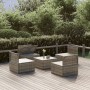 5-piece garden furniture set and gray synthetic rattan cushions by vidaXL, Garden sets - Ref: Foro24-3157504, Price: 393,46 €...