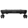 Platforms with wheels 2 units black polypropylene 200 kg by vidaXL, Cargo forklifts - Ref: Foro24-3157511, Price: 36,54 €, Di...