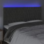 Dark gray velvet headboard with LED lights 180x7x118/128 cm by vidaXL, Headboards and footboards - Ref: Foro24-3122821, Price...