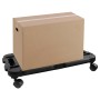 Platforms with wheels 3 units black polypropylene 200 kg by vidaXL, Cargo forklifts - Ref: Foro24-3157512, Price: 49,85 €, Di...