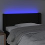 Cabecero con LED de tela negro 93x16x78/88 cm de vidaXL, Cabeceros y pies de cama - Ref: Foro24-3122940, Precio: 53,99 €, Des...