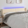 Cabecero con LED de tela crema 183x16x78/88 cm de vidaXL, Cabeceros y pies de cama - Ref: Foro24-3122975, Precio: 80,99 €, De...