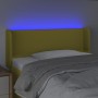 Green fabric headboard with LED 83x16x78/88 cm by vidaXL, Headboards and footboards - Ref: Foro24-3122937, Price: 46,71 €, Di...