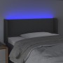 Dark gray fabric headboard with LED 103x16x78/88 cm by vidaXL, Headboards and footboards - Ref: Foro24-3122947, Price: 64,99 ...