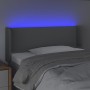 Cabecero con LED de tela gris claro 93x16x78/88 cm de vidaXL, Cabeceros y pies de cama - Ref: Foro24-3122938, Precio: 64,64 €...