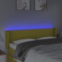 Cabecero con LED de tela verde 147x16x78/88 cm de vidaXL, Cabeceros y pies de cama - Ref: Foro24-3122961, Precio: 59,52 €, De...