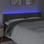 Cabecero con LED de terciopelo gris oscuro 183x16x78/88 cm de vidaXL, Cabeceros y pies de cama - Ref: Foro24-3123017, Precio:...