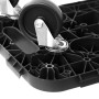 Platforms with wheels 3 units black polypropylene 300 kg by vidaXL, Cargo forklifts - Ref: Foro24-3157521, Price: 76,34 €, Di...