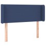 Blue fabric headboard with LED 93x16x78/88 cm by vidaXL, Headboards and footboards - Ref: Foro24-3123084, Price: 55,99 €, Dis...