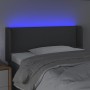 Kopfteil aus dunkelgrauem Stoff mit LED-Leuchten, 93 x 16 x 78/88 cm von vidaXL, Kopf- und Fußteile - Ref: Foro24-3123079, Pr...