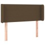 Dark brown fabric headboard with LED 103x16x78/88 cm by vidaXL, Headboards and footboards - Ref: Foro24-3123089, Price: 57,84...