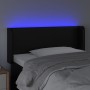 Cabecero con LED cuero sintético negro 83x16x78/88 cm de vidaXL, Cabeceros y pies de cama - Ref: Foro24-3123028, Precio: 50,8...