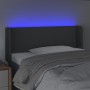 Kopfteil aus dunkelgrauem Stoff mit LED 83x16x78/88 cm von vidaXL, Kopf- und Fußteile - Ref: Foro24-3123071, Preis: 58,99 €, ...