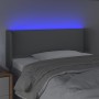 Hellgraues Stoffkopfteil mit LED 103x16x78/88 cm von vidaXL, Kopf- und Fußteile - Ref: Foro24-3123086, Preis: 59,99 €, Rabatt: %