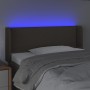 Headboard with LED in taupe gray fabric 93x16x78/88 cm by vidaXL, Headboards and footboards - Ref: Foro24-3123082, Price: 58,...