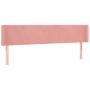 Cabecero con LED de terciopelo rosa 163x16x78/88 cm de vidaXL, Cabeceros y pies de cama - Ref: Foro24-3123015, Precio: 75,61 ...