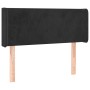 Black velvet headboard with LED 93x16x78/88 cm by vidaXL, Headboards and footboards - Ref: Foro24-3122994, Price: 60,67 €, Di...